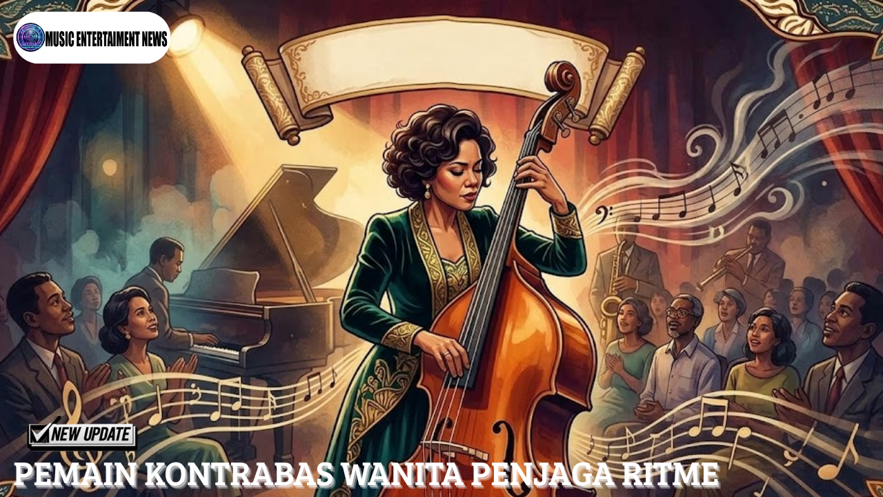 Pemain Kontrabas Wanita Penjaga Ritme