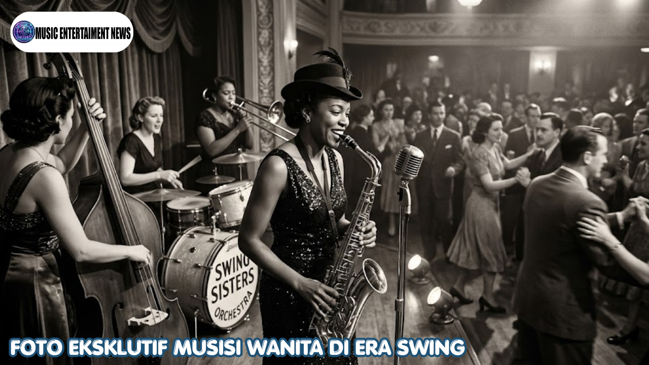 Foto Eksklusif Musisi Wanita di Era Swing