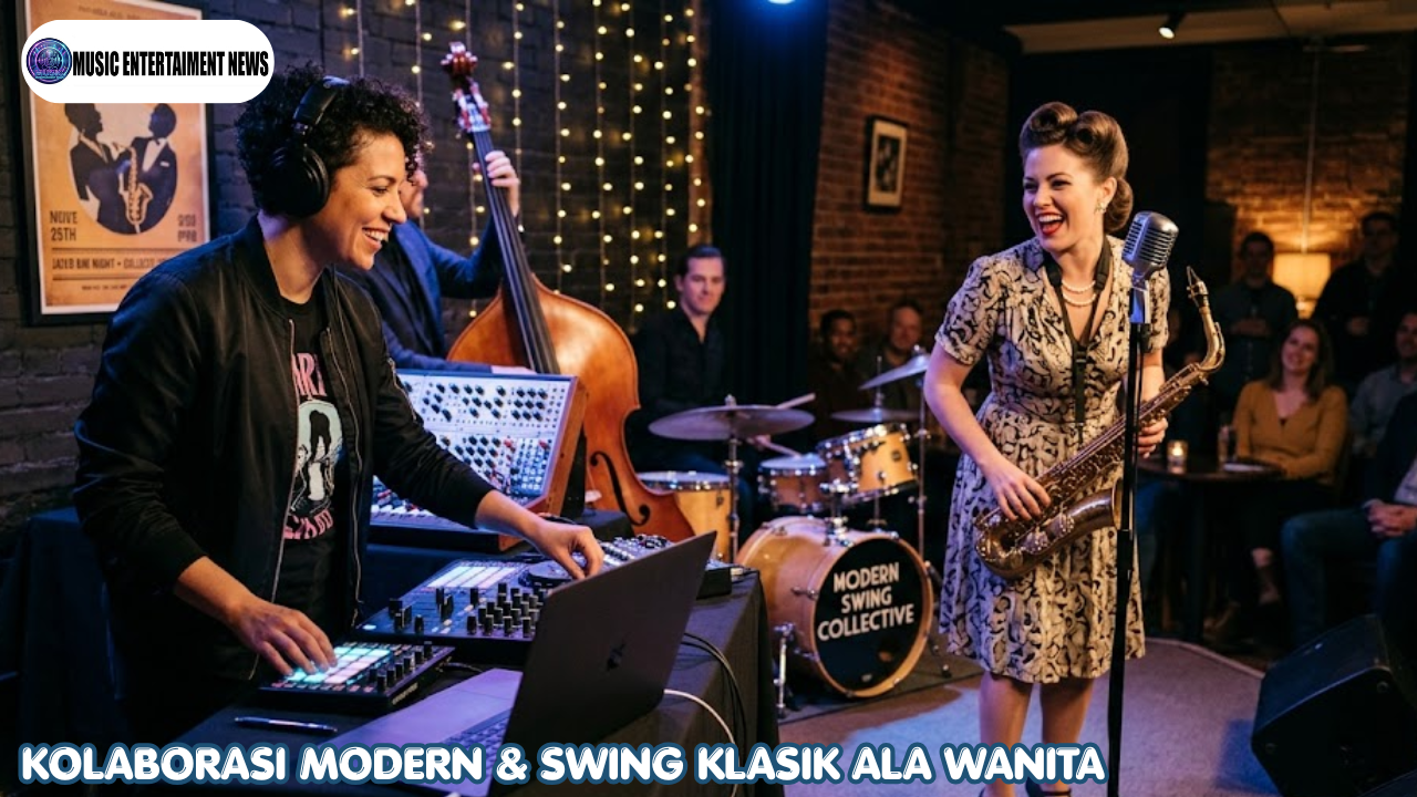 Kolaborasi Modern & Swing Klasik Ala Wanita
